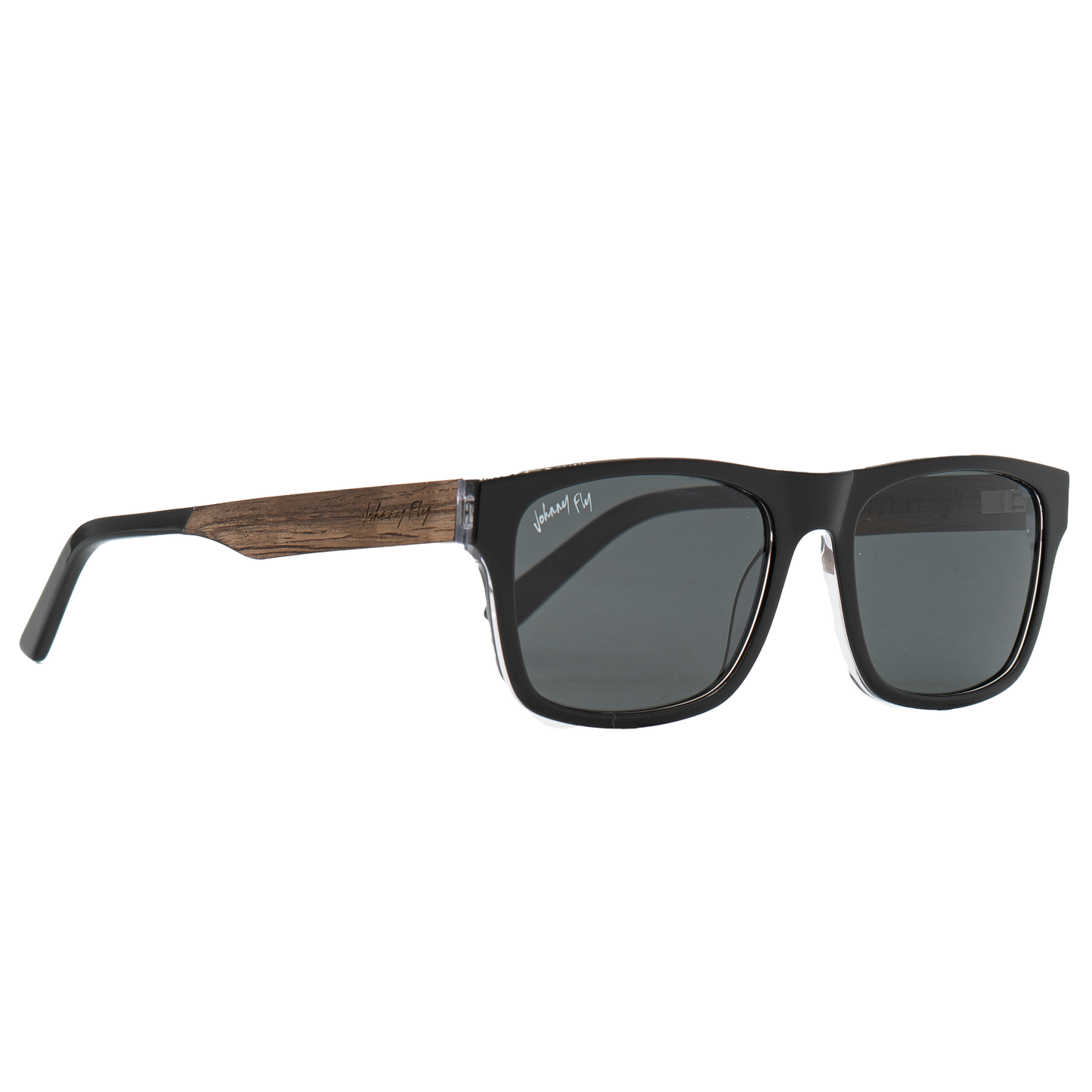 7THIRTY7  - Black Crystal - Sunglasses - Johnny Fly Eyewear #color_black-crystal